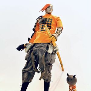 UNDERVERSE Ashley Wood 1/6 TOMORROW - SAMURAI THE DEAD ALREADYS BIPPU SEURAT + BOSLEY 開封品