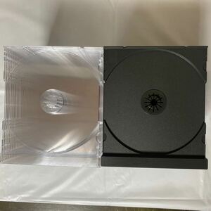 未使用品 CDケース トレイのみ　クリア(25枚)ブラック(25枚) 50枚セット　中古品　②