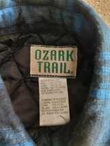 OZARK TRAIL(オザークトレイル)　キルティング ネルシャツ　ヴィンテージ　古着　オンブレ　チェック柄　jcペニー　アウトドア_画像3