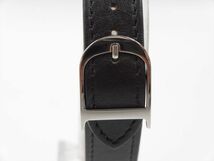 【正規品】13935Bg 1円 Christian Dior ディオール D78-109 マリススクエア ブラック文字盤 レディース QZ 時計 ケース20mm_画像5
