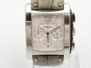 【正規品】14510Gc EBEL エベル 9126M52 ブラジリア クロノ シルバー文字盤 稼動 メンズ AT 時計 ケース36mm