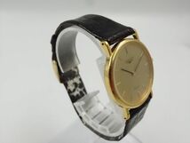 【正規品】14136Ad 1円 LONGINES ロンジン クオーツ ゴールド文字盤 メンズ QZ 時計 ケース32mm_画像3