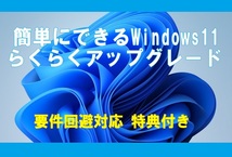 ■要件回避対応■簡単にできる Windows11 らくらくア ッ プ グ レ ー ド ２枚組 特典付き!_画像1