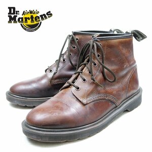 UK8　27cm相当　Dr.Martens　ドクターマーチン　ワークブーツ　編み上げ　6ホール　ブラウン　茶　本革/U9394