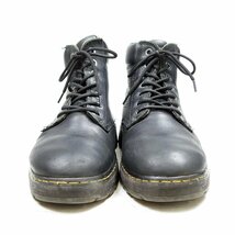 UK8　27cm相当　Dr.Martens　ドクターマーチン　インダストリアル　ワークブーツ　編み上げ　7ホール　ブラック　黒/U9391_画像3