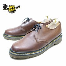 美品　英国製　UK9　28cm相当　Dr.Martens　ドクターマーチン　3ホール　ブーツ　本革　イングランド製　イギリス　セッズ/U9421_画像1