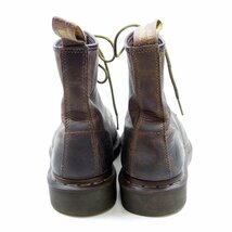 UK8　27cm相当　Dr.Martens　ドクターマーチン　8ホール　ブーツ　イエローステッチ　本革　ブラウン　渋い感じ　イケオジ/U9542B_画像6