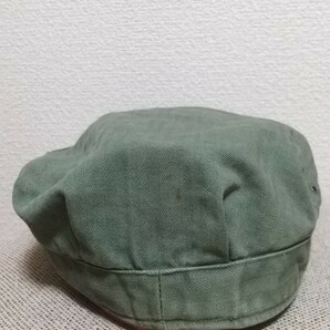 USMC HBT UTILITY CAP ヴィンテージ ヘリンボーンキャップ アメリカン軍 米軍 ミリタリー 40s～ L XL 海兵隊 US MARINE CORPS coverの画像6