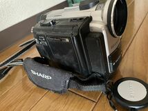 SHARP シャープ　ビデオカメラ 付属品付き　VL-PD7 動作未確認_画像3