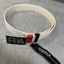 (新品) ルコック FRA ベルト ゴルフベルト ホワイト 白 定価9500円 合皮 _画像1