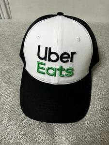 ウーバーイーツロゴ入り立体刺繍キャップ Uber eats 新カラー　夏仕様