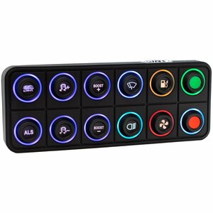 LINK CANキーパッド12ボタン DTMコネクタ付　#CAN Keypad 12 button 101-0239