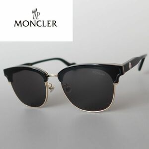 【1円スタート】サングラス モンクレール メンズ レディース アジアンフィット サーモントブロー◆MONCLER◆ブラック ゴールド 黒 金