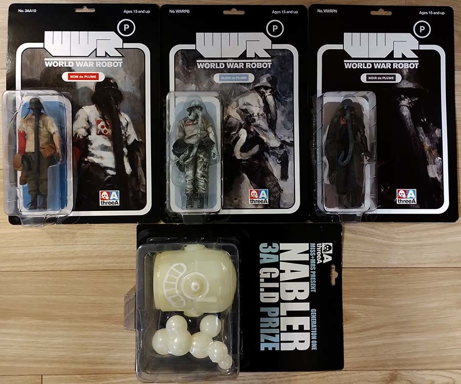 年最新Yahoo!オークション  threea フィギュアの中古品・新品