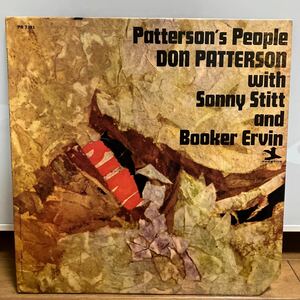 【LP】オリジ★ドン・パターソン / Don Patterson / パターソンズ・ピープル/ Patterson's People / US盤 / PRESTIGE 紺 VAN GELDER MONO