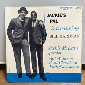 【LP】オリジナル★ジャッキー・マクリーン / JACKIE McLEAN /ジャッキーズ・パル/ Jackie's Pal / US盤 / PRESTIGE NYC DG RVG MONO