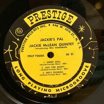 【LP】オリジナル★ジャッキー・マクリーン / JACKIE McLEAN /ジャッキーズ・パル/ Jackie's Pal / US盤 / PRESTIGE NYC DG RVG MONO_画像4