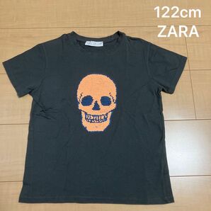 ZARA スカル　半袖Tシャツ　122cm