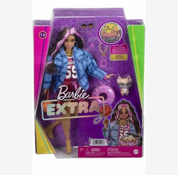 【日本未発売】EXTRA Barbie バービー人形　新品未使用　海外