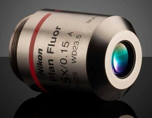 【新品未使用】ニコン CFI60-2 無限補正対物レンズ TU PLAN EPI 5X/0.15A NIKON 工業用製品 Nikon ※プラケースにシール剥がれあり 顕微鏡
