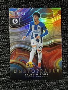 三笘薫 2022-23 Panini Select Premier League Unstoppable Silver Prizm Kaoru Mitoma Rookie RC ブライトン 日本代表 B