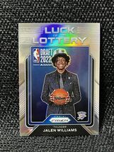 Jalen Williams ジェイレン・ウィリアムズ 2022-23 Panini NBA Prizm Luck of the Lottery Silver Prizm Rookie RC サンダー_画像1