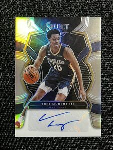 Trey Murphy III トレイ・マーフィ3世 249枚限定 2022-23 Panini NBA Select Silver Prizm Auto 直筆サイン ペリカンズ