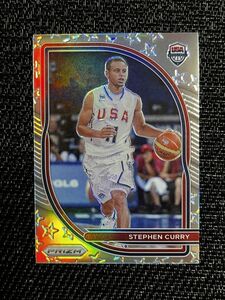 Stephen Curry ステフィン・カリー 2020-21 Panini NBA Prizm Team USA Basketball Silver Prizm ウォリアーズ