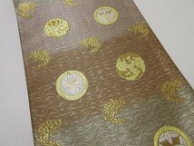 ドークブア■六通柄袋帯　じゅらく　黄金糸　横段　極上の逸品　C38_画像2