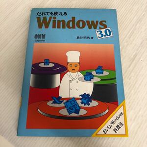 N-ш/ だれでも使えるWindows3.0 著/島谷明男 オーム社開発局 平成4年12月20日第1版第2刷発行