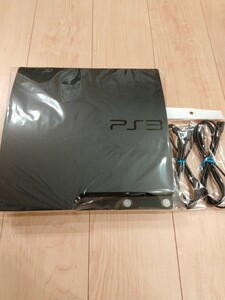 送料無料　プレイステーション3 PS3 CECH-2000A 120GB　チャコールブラック　旧薄型PlayStation3本体 ケーブル付き 動作確認済 ソニー