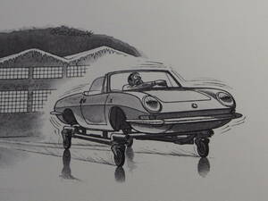 ブロックバンク　ベルト―ネに行く BERTONE & BROCKBANK トリノ　FIAT850　ミウラ　スパイダー 