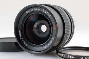 【美品 保障付 動作確認済】Contax Carl Zeiss T Distagon 25mm F2.8 AEG Lens CY Mount コンタックス ディスタゴン レンズ #Q5850