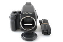 【超美品 保障付 動作確認済】Contax 645 Camera Body AE Finder MFB-1A Film Insert コンタックス 中判カメラ フィルムホルダー #Q5723_画像2