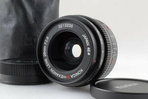 【美品 保障付 動作確認済】Konica M-Hexanon 28mm F/2.8 Wide Angle Lens for Leica M Mount コニカ ヘキサノン 広角レンズ #Q5720