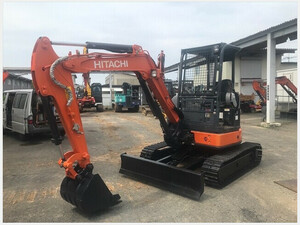 Mini油圧ショベル(Mini Excavator) 日立建機 ZX35U-5B 202005 1,553h 4柱キャノピー、鉄シュー、ブレード、配管、