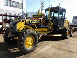 グレーダー Komatsu GD655-3 2008 3,720h 低稼働 スカリ ブレード Vehicle inspection一時de-registration