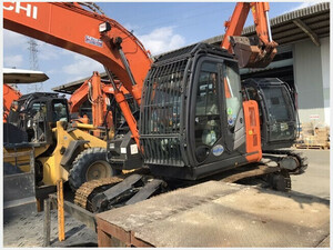 油圧ショベル(Excavator) 日立建機 ZX135US-6 202005 4,462h 林業・フェラVanチャー用電装・ブレード・配管・マ