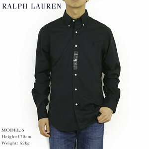 新品 アウトレット 14038 XXLサイズ 長袖 シャツ 黒 ブラック polo ralph lauren ポロ ラルフ ローレン 