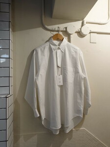 ヘリル HERILL 23SS Cotton Oxford Shirts シャツ　23-050-HL-8000-1　定価35200円　サイズ1　オーバーサイズ　美品