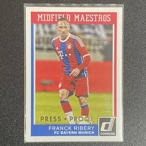 【少シリ特価】 フランク・リベリー 2015 DONRUSS SOCCER Midfield Maestros Press Proof Gold 82/99 Franck Ribery バイエルンミュンヘン