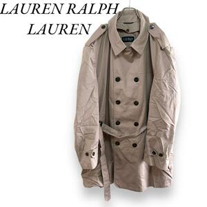 ローレンラルフローレン　アメリカ古着　ライナー付き　トレンチコート　ベージュ　 LAUREN RALPH LAUREN レディース