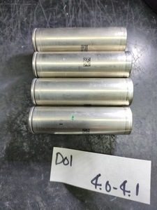 D01　NCR20700リチウムイオン　SANYO単電池 　4本セット　4.0-4.1V　程度悪いです！！！