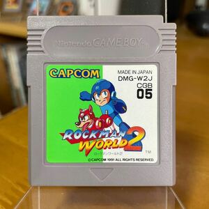 ★美品★GB GBA ソフト多数出品中！全商品同梱OK！ロックマンワールド2 ゲームボーイ CAPCOM カプコン