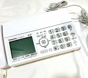 ほぼ新品・パナソニック｜Panasonic コードレス普通紙FAX ホワイト KX-PD350DL-W [子機1台 /普通紙] JAN:4549980651988