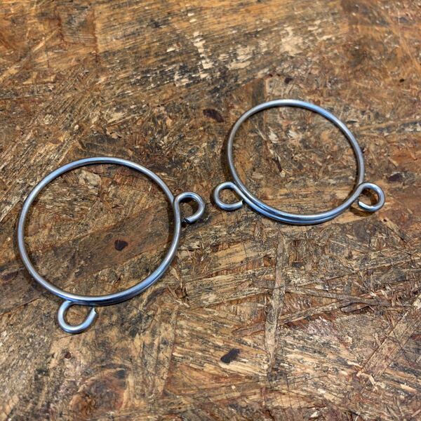 トライアンフ BSA フォークブーツ クリップ オフロード レース フロントフォーク ステム triumph (WW61106)