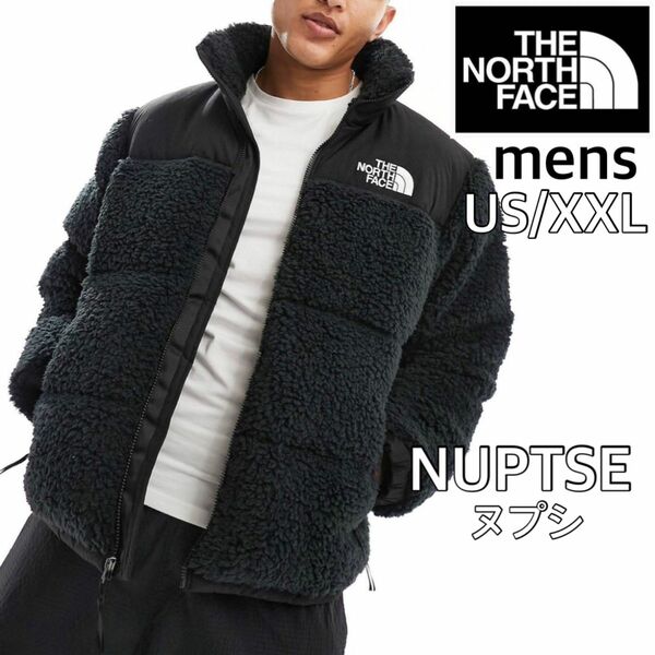 【海外限定】TNF メンズ ヌプシ　ダウンジャケット 　ブラック　XXLサイズ