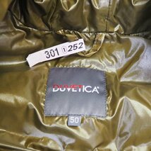 DUVETICA デュベティカ フード付きダウンベスト ブラック グリーン カーキ 50 [59188]_画像6