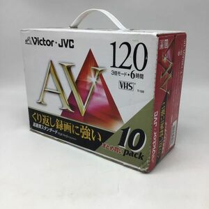 0224 Victor 未使用 ビデオテープ 10本セット スタンダード VHS 120分/360分 ダビング 録画 ビデオカセットテープ