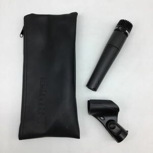 1275【動作確認済】SHURE シュア ダイナミックマイク SM57 音響 機材 ソフトケース付 マイクロフォン ボーカル